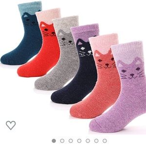 Children's Wool Socks For Boy Girl Kid Thick Warm